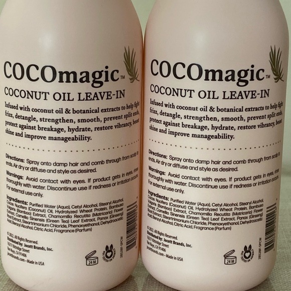 Lot of 2 Cocomagic 10-IN-ONE Leave In Treatment 8 Fl Oz. - Picture 4 of 8